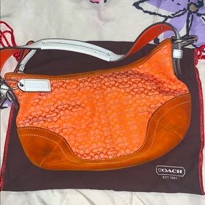 Coach shoulder hobo purse